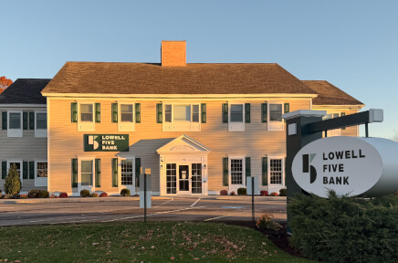 Chelmsford branch sign and office