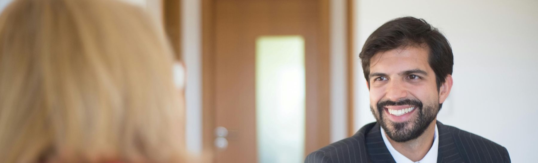 Businessman shaking hands