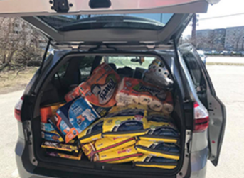 Supplies donated to Lowell Humane Society