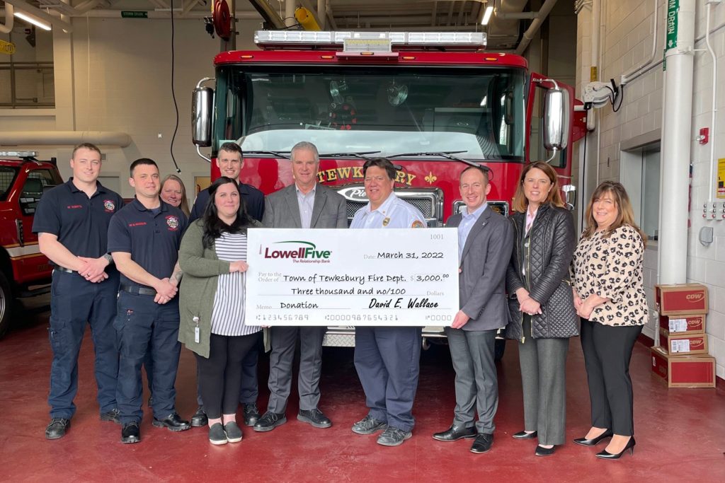 Tewksbury Fire Donation